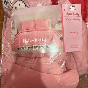 ISO Vera Bradley Pink Hello Kitty Quilted Full/Queen Set
